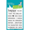 Lawn Fawn - Happy_Happy_Happy Add-On: Family