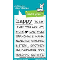 Lawn Fawn - Happy_Happy_Happy Add-On: Family