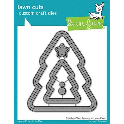 Lawn Fawn - Stitched Christmas Tree Frames Dies