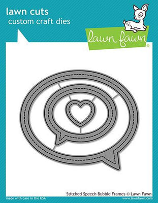 Lawn Fawn - Stitched Speech Bubble Frames Dies