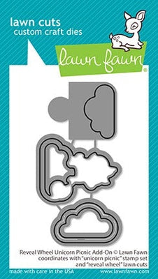 Lawn Fawn - Reveal Wheel Unicorn Picnic Add-On Dies