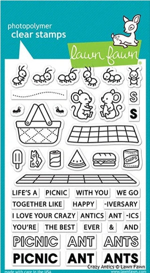 Lawn Fawn - Crazy Antics Stamps
