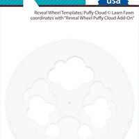 Lawn Fawn - Reveal Wheel Templates: Puffy Cloud