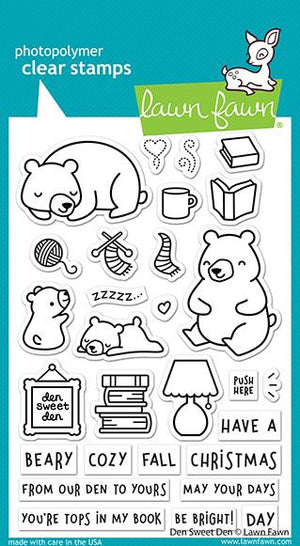 Lawn Fawn - Den Sweet Den Stamps