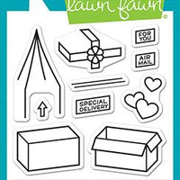 Lawn Fawn - Special Delivery Box Add-On Stamps