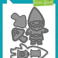 Lawn Fawn - Garden Gnome Dies