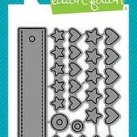 Lawn Fawn - Hearts & Stars Skinny Tag