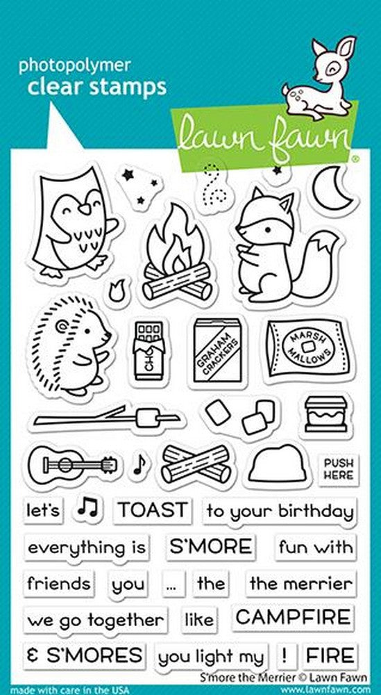 Lawn Fawn - S'more The Merrier Stamps