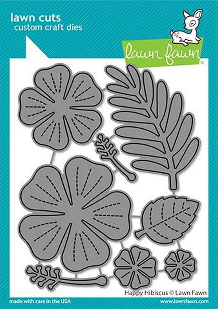Lawn Fawn - Happy Hibiscus Dies