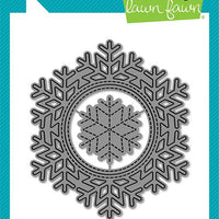 Lawn Fawn - Magic Iris Snowflake Add-On Dies