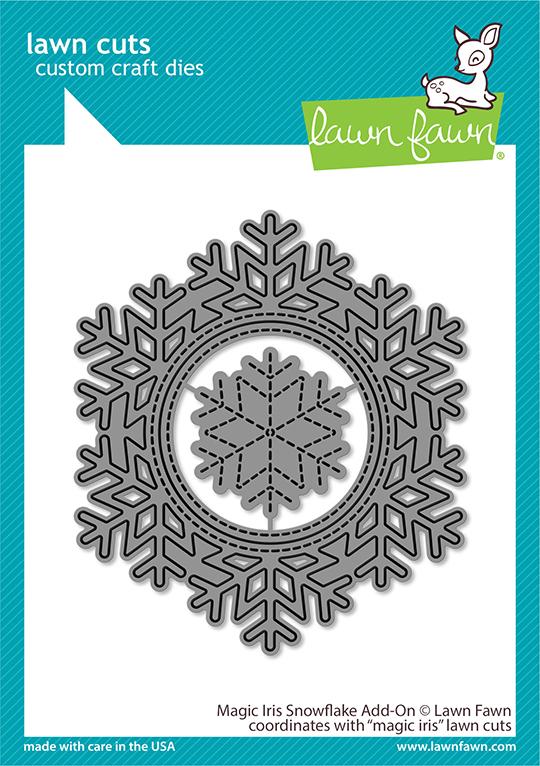 Lawn Fawn - Magic Iris Snowflake Add-On Dies