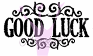 Magnolia Stamps - Fortune Coll. -  Good Luck With Swirls #769