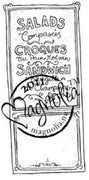 Magnolia Stamps - Summer Memories - French Menu #1006