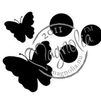 Magnolia Stamps - Butterfly Dreams Coll. - Black Dots & Butterflies #778