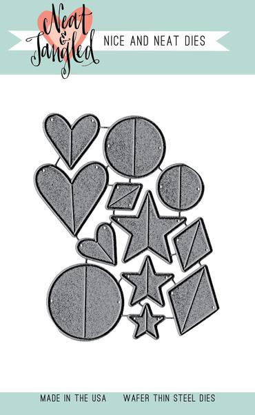 Nice & Neat - Dies - Scored Shapes