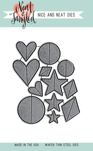 Nice & Neat - Dies - Scored Shapes