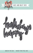 Nice & Neat - Dies - Happy Holidays