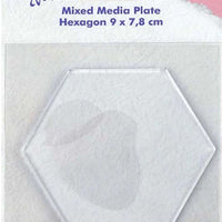 Nellie's Choice - Mixed Media Plate Hexagon