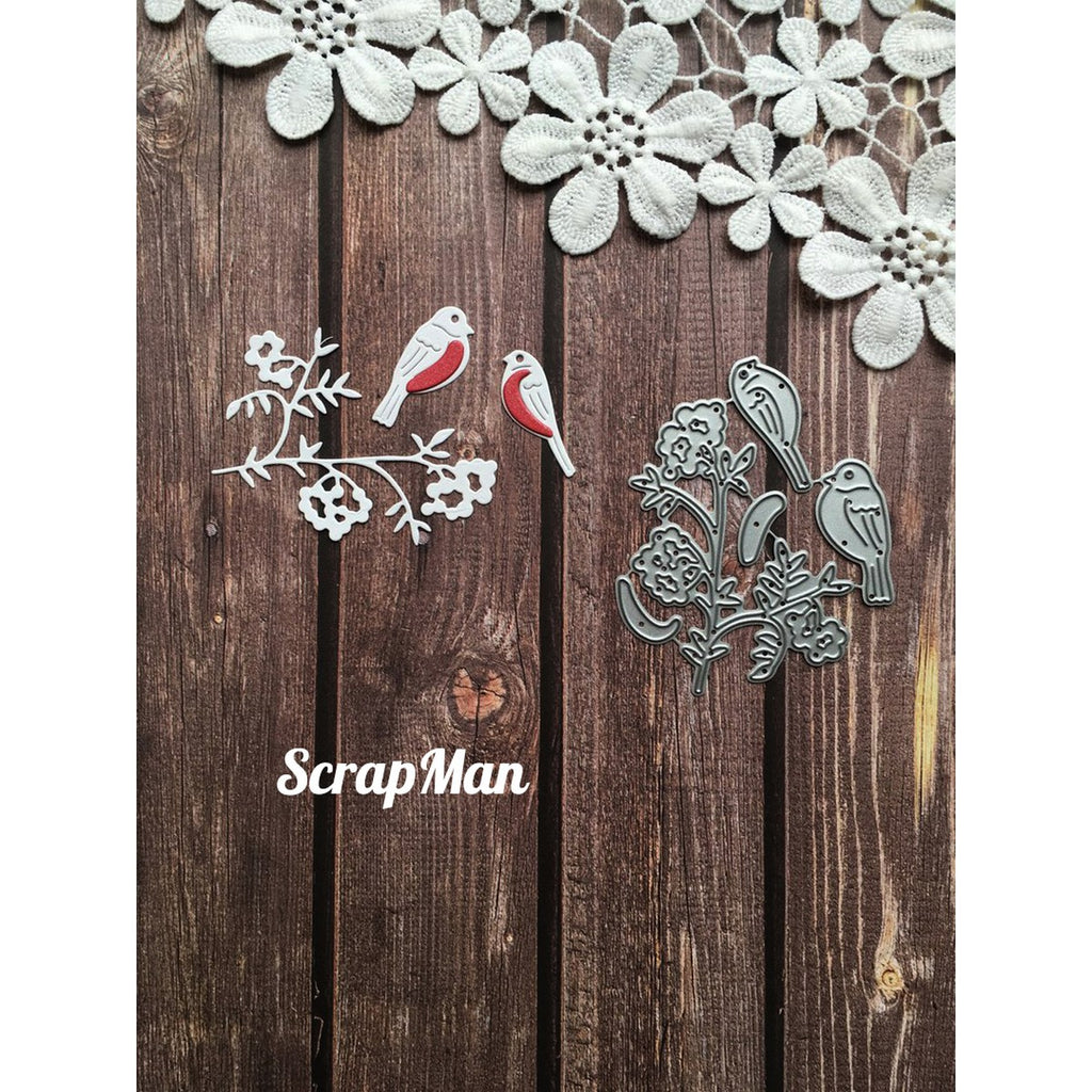 ScrapMan - Dies - Bullfinches Set