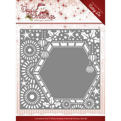 Precious Marieke - Dies - Joyful Christmas - Ribbon Frame