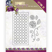 Precious Marieke - Dies - Romantic Roses - Rose Fence Rectangle