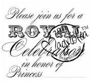 Magnolia Stamps - Prince & Princesses - Please Join Princess #957