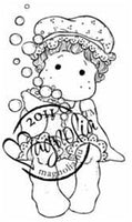 Magnolia Stamps - Prince & Princesses - Tilda With Bathcap #964