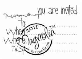Magnolia Stamps - Prince & Princesses - Your Are Invited To #974