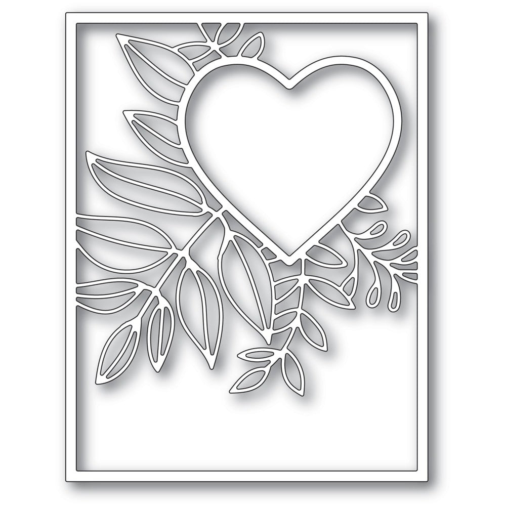 Poppystamps - Dies - Graceful Heart Frame