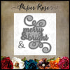 Paper Rose - Dies - Merry & Bright