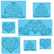 Spellbinders - Enhanceabilities-PopUps - Hearts and Flowers