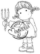 Magnolia Stamps - Sweet Christmas Dreams Coll. - Shiny Tilda #881