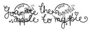 Magnolia Stamps - Sweet Crazy Love - You Are The Apple #937