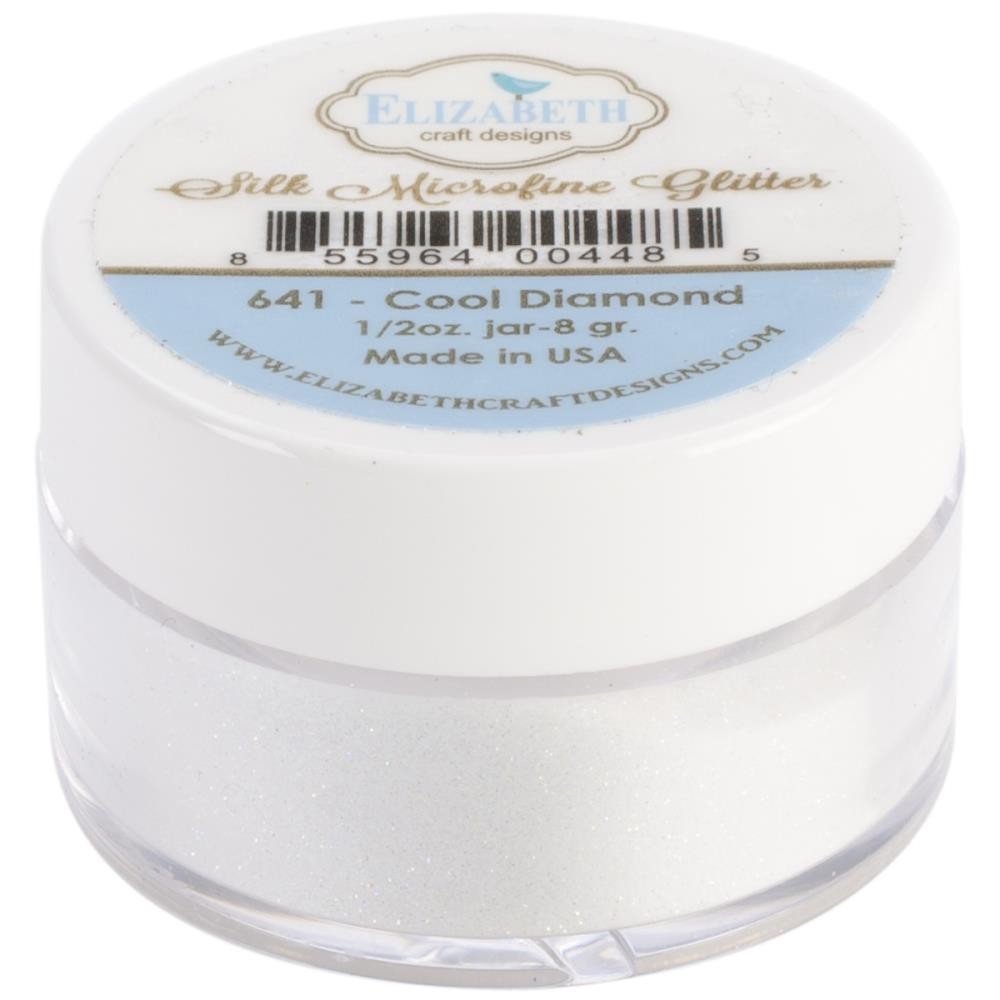 Elizabeth Craft - Silk Microfine Glitter - Cool Diamond