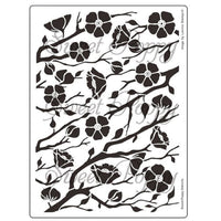 Sweet Poppy - Stencils - Poppy Back Plate