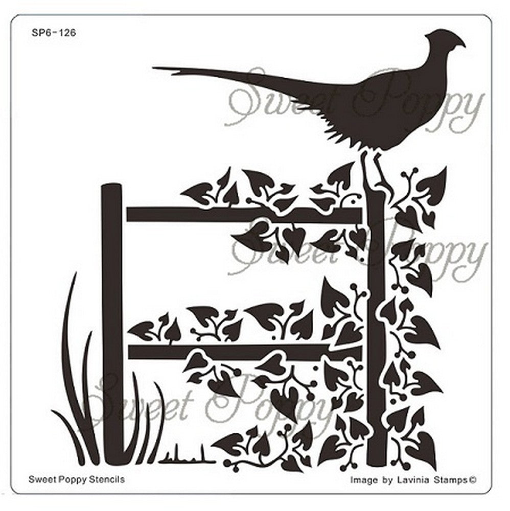 Sweet Poppy - Stencils - Inspire (Pheasant)