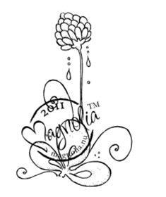 Magnolia Stamps - Sweet Rainbow Coll. - White Clover #827