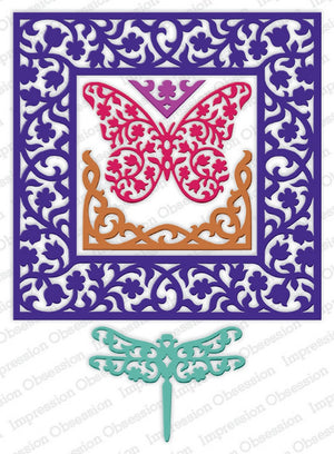 Serendipity Dies - Floral Frame & Embellishment