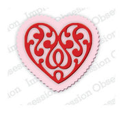 Serendipity Dies - Mini Scroll Heart & Scallop Heart