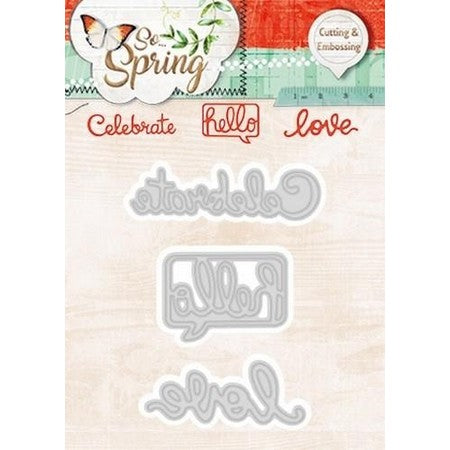Studio Light - Dies - So Spring - Celebrate, Hello & Love