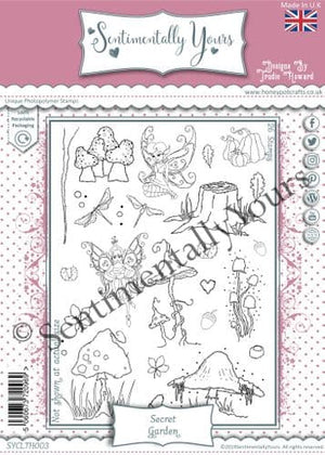 Sentimentally Yours - Clear Stamps - Secret Garden