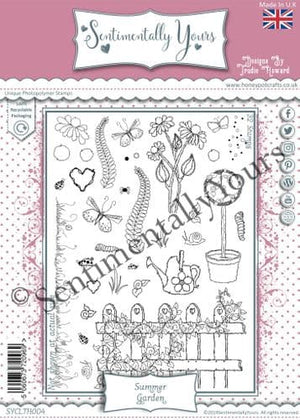 Sentimentally Yours - Clear Stamps - Summer Garden