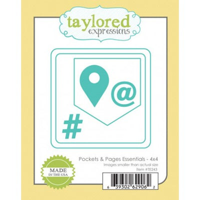 Taylored Expressions - Dies - Pockets & Pages Essentials 4 x 4