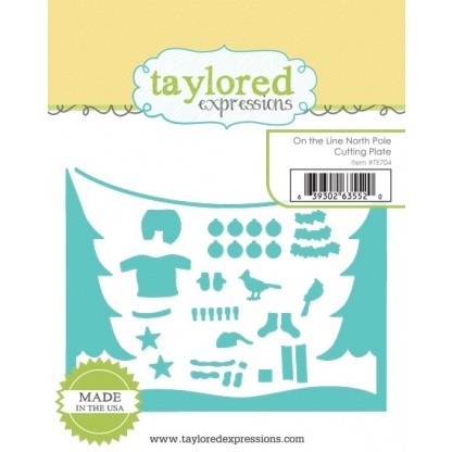 Taylored Expressions - Dies - On The Line North Pole Cutting Plate