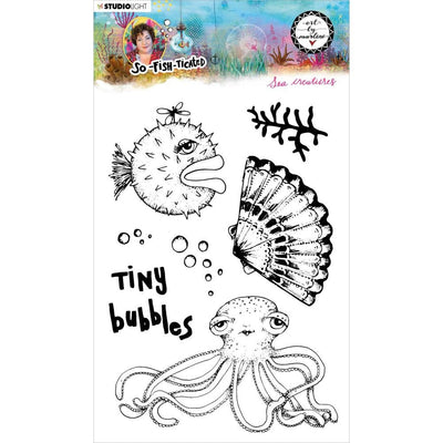 Studio Light - Clear Stamps - Art by Marlene - Sea Creatures