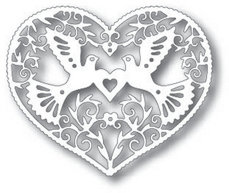 Tutti Designs - Dies - Dove Love Heart