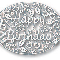 Tutti Designs - Dies - Happy Birthday Oval