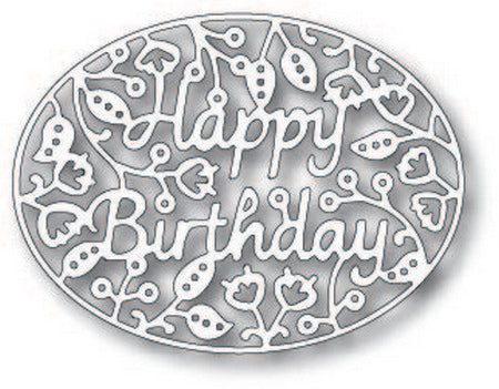 Tutti Designs - Dies - Happy Birthday Oval