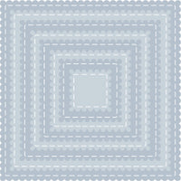 Tutti Designs - Scalloped Stitched Nesting Squares