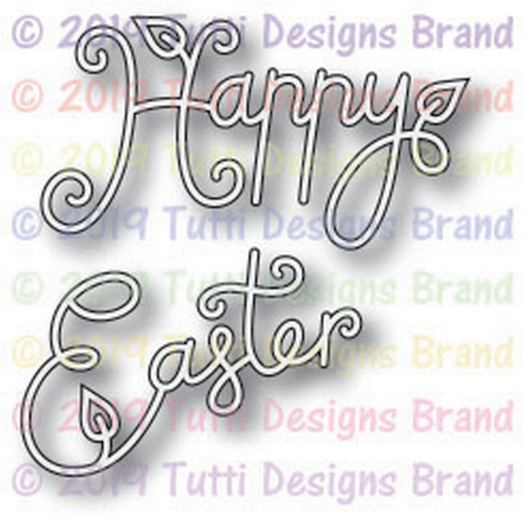 Tutti Designs - Dies - Leafy Happy Easter
